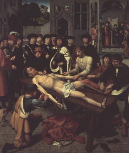 The Flaying of Sisamnes  (one of two panels von Gerard David