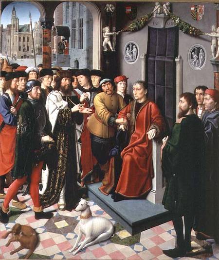 The Judgement of Cambyses, 1498  (one of two panels von Gerard David