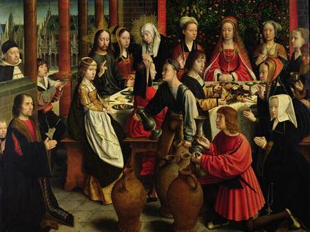 The Marriage Feast at Cana von Gerard David