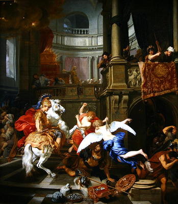 The Explusion of Heliodorus from the Temple, 1674 (oil on canvas) von Gerard de Lairesse