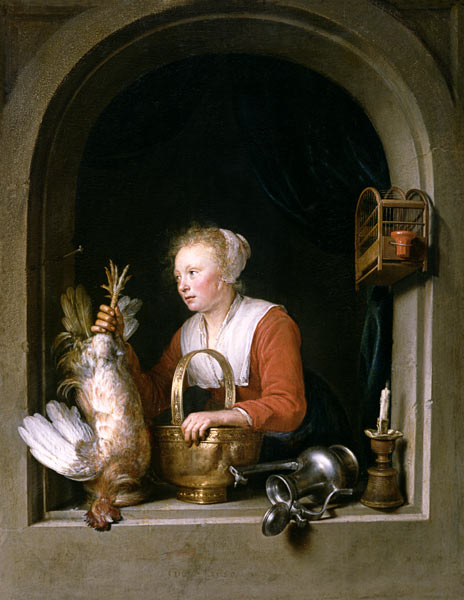 Die holländische Hausfrau von Gerard Dou