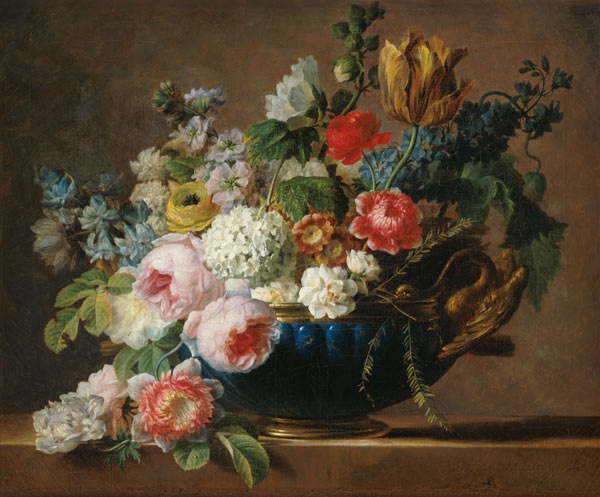 Vase of flowers von Gerard van Spaendonck