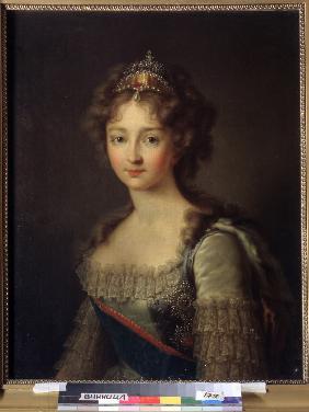 Porträt der Zarin Elisabeth Alexejewna, Prinzessin Luise-Marie von Baden (1779-1826)