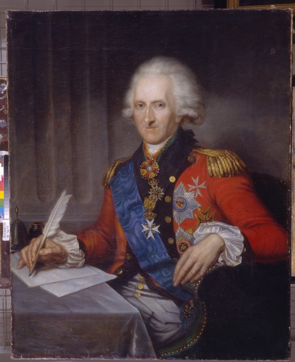 Porträt von Diplomat und Reformator Jacob Johann Graf von Sievers (1731-1808) von Gerhard von Kügelgen