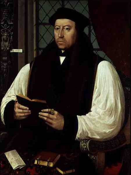 Portrait of Thomas Cranmer (1489-1556) von Gerlach Flicke