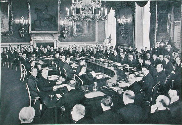 The St. James's Palace Conference, London, 19th March 1936, from 'Deutsche Gedenkhalle: Das Neue Deu von German Photographer, (20th century)