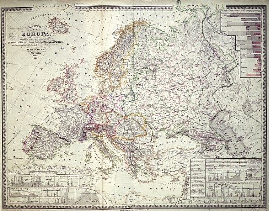 Map of Europe von German School
