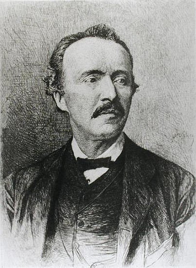 Portrait of Heinrich Schliemann (1822-90) von German School