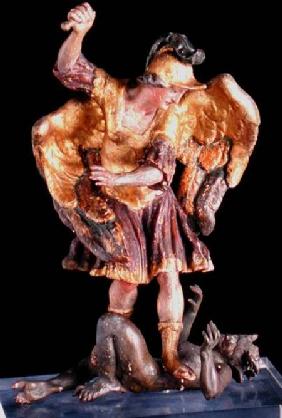 Saint Michael Trampling on the Devil c.1650 int