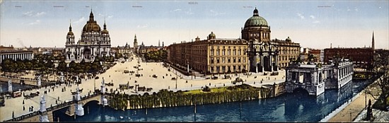View of Berlin at the turn of the century von German School
