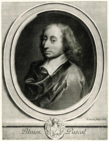 Blaise Pascal von German School, (19th century)