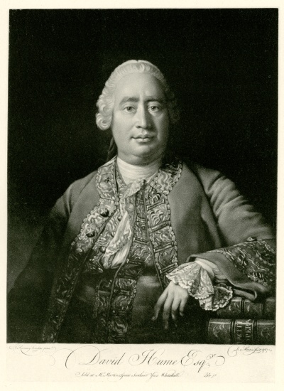David Hume von German School, (19th century)