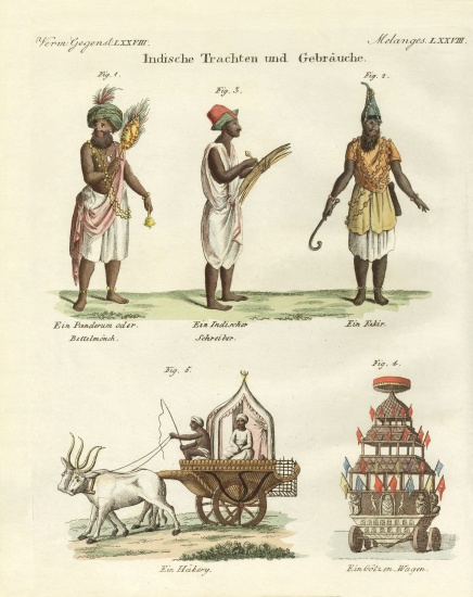 Indian dresses von German School, (19th century)