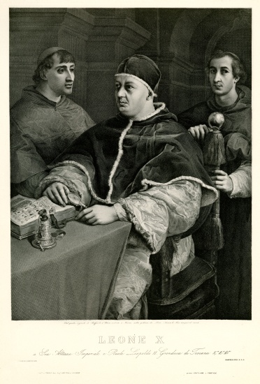 Papst Leo X. von German School, (19th century)