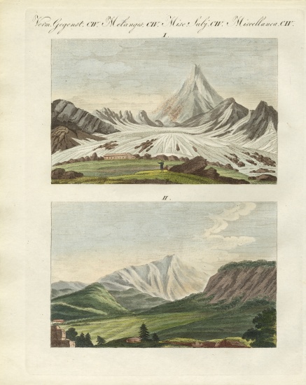 Strange mountains von German School, (19th century)