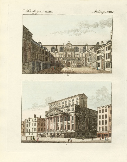 Strange public buildings in London von German School, (19th century)