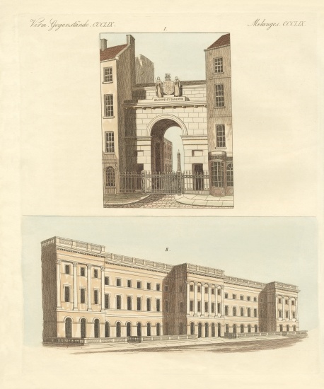 The established college named King's College in London von German School, (19th century)