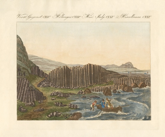 The giant dike in Ireland von German School, (19th century)