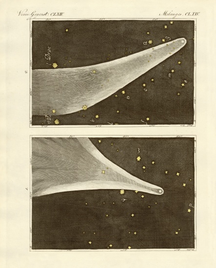 The great comet of the year 1811 von German School, (19th century)