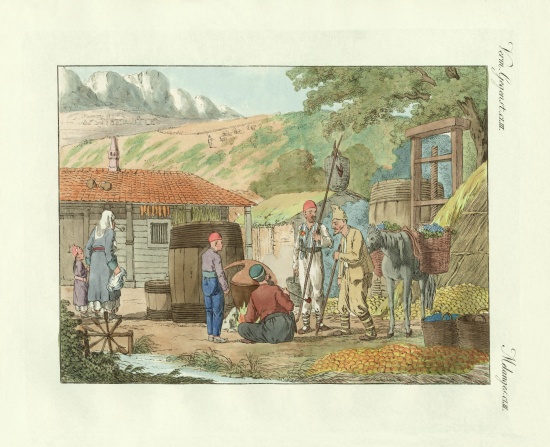 The valley dwellers on the Crimeas Peninsula von German School, (19th century)