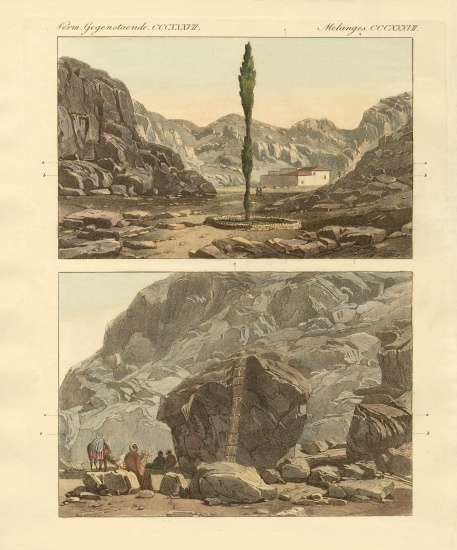 Views of Mount Sinai von German School, (19th century)