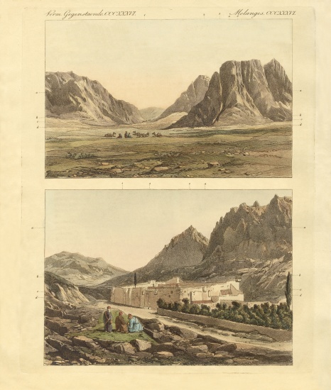 Way to Mount Sinai von German School, (19th century)
