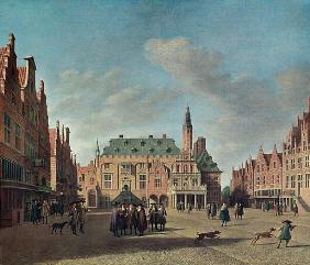 View of the Grote Markt in Haarlem