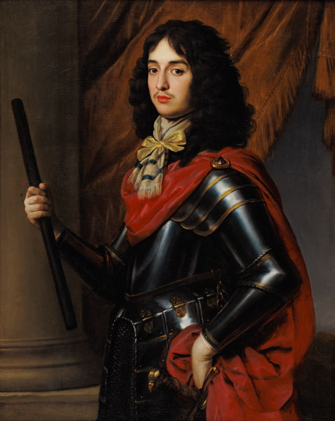 Portrait of Prince Edward of the Palatinate (1625-63) in Armour von Gerrit van Honthorst