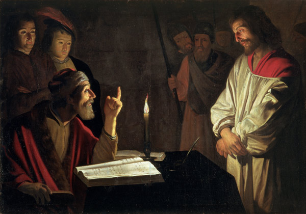 Christ Before Caiaphas von Gerrit van Honthorst