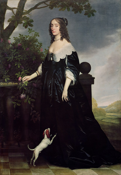 Elizabeth Stuart (1596-1662), Königin von Böhmen von Gerrit van Honthorst