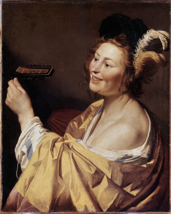 Die Lautenspielerin von Gerrit van Honthorst