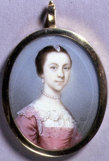 Portrait Miniature of Rachael Chumley von Gervase Spencer