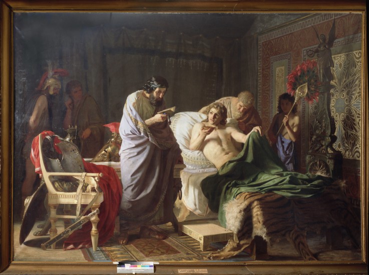 Alexanders Vertrauen zu seinem Arzt Philippus von Henryk  G.I. Semiradski