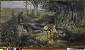 Christus und die Samariterin am Brunnen 1890