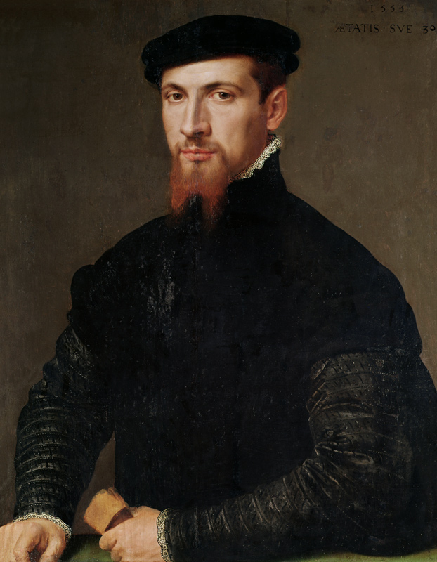 Portrait of Simon Renard (c.1513-73) 1553 von Giacomo Antonio Moro