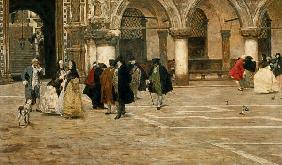 A Walk in the Piazzetta, Venice