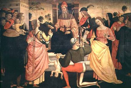 The Judgement of Solomon von Giacomo Pacchiarotti