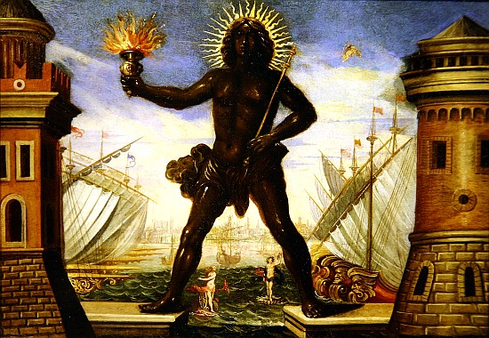 Prologue: the Harbour with the Colossus of Rhodes von Giacomo Torelli