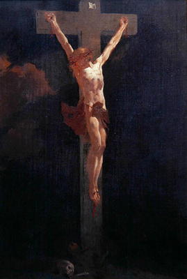 Christ on the Cross (oil on canvas) von Giambattista Piazzetta