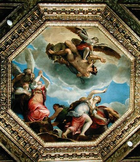 The Triumph of Virtue over Vice von Giovanni Battista  Zelotti