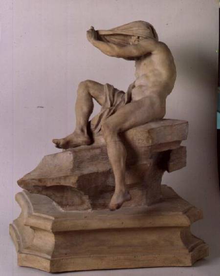 The Nile, terracotta Sculpture von Gianlorenzo  Bernini