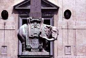 An Elephant supporting an Obelisk 1667