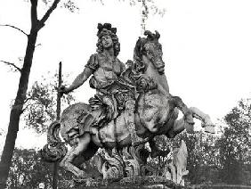 Equestrian statue of Louis XIV (1638-1715)