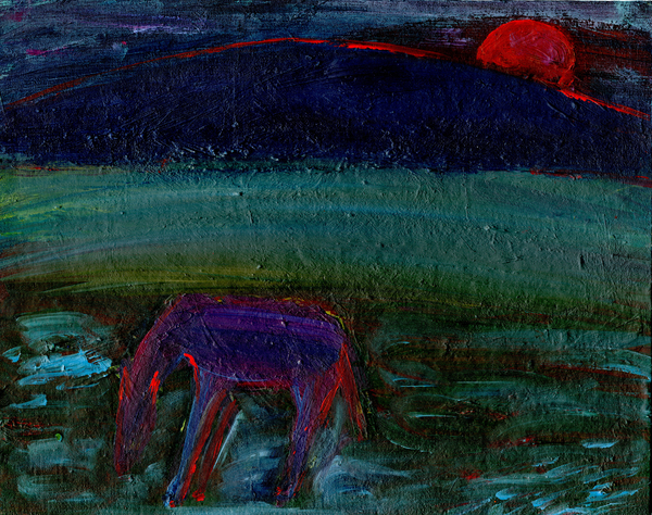 The Horse and the Red Moon von Gigi Sudbury
