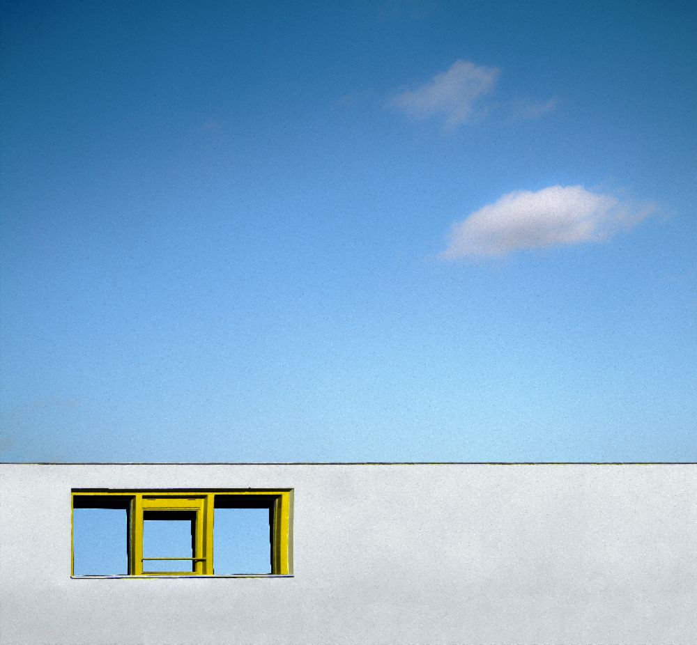 Gelbes Fenster von Gilbert Claes