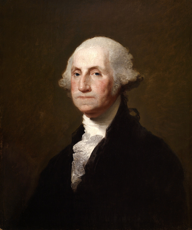 Porträt von George Washington von Gilbert Stuart