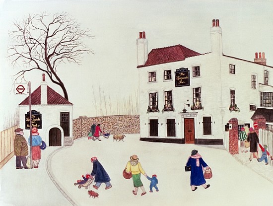 The Spaniard''s Inn, Hampstead Heath  von  Gillian  Lawson