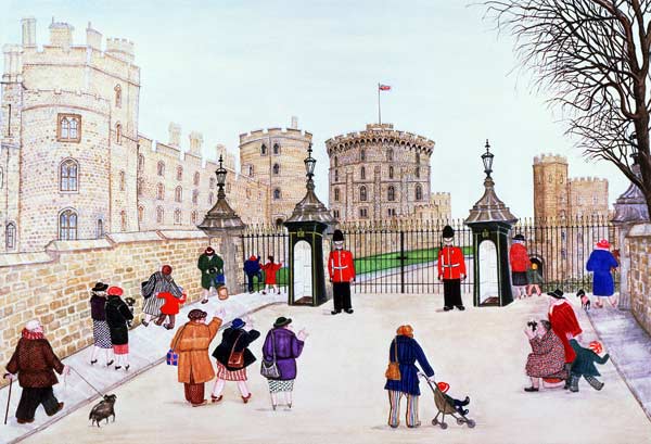 Windsor Castle Hill  von  Gillian  Lawson