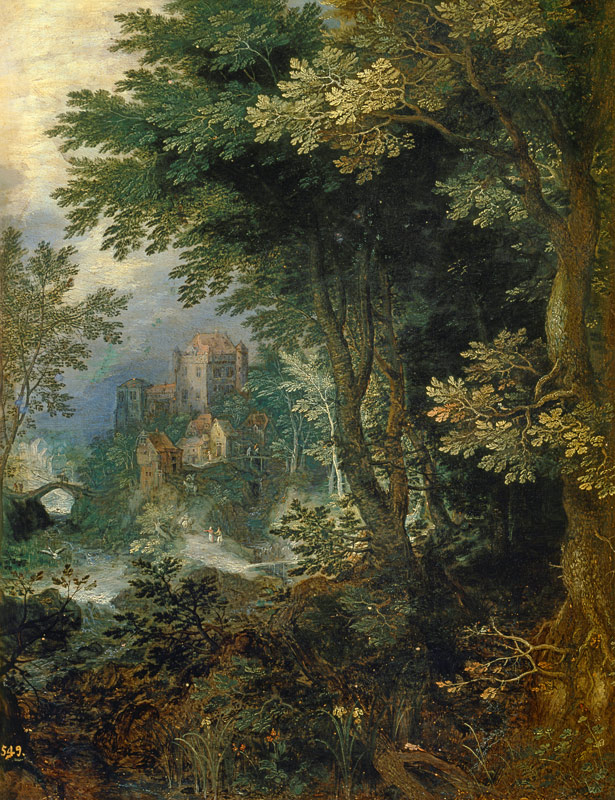 Landscape von Gillis van III Coninxloo