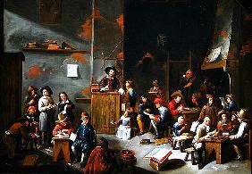 The Interior of a School Room (oil on canvas) 1504
